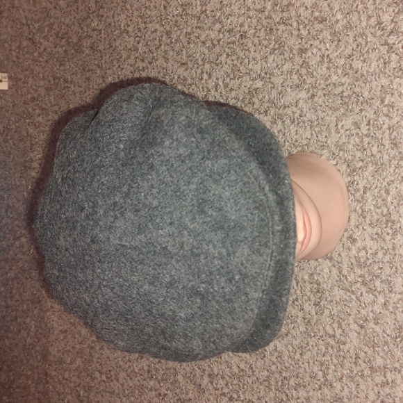 Stetson Newsboy Cap with Ear Covers Wool Blend Gray Men's XL - Picture 2 of 9